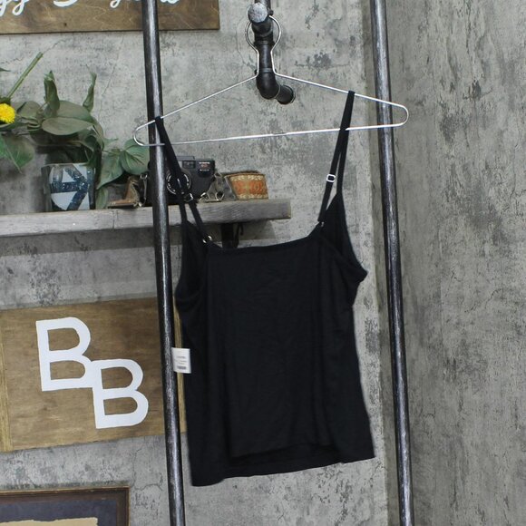 NEW State Of Day Womens 2-Pc. Fluid-Knit Pajama Tops 100189719MS Deep Black M - Picture 5 of 7